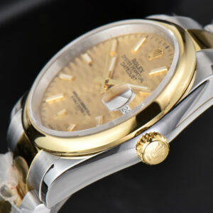 DateJust 36MM YG/SS BPF Smooth YG Motif Dial Oyster Bracelet A2824 - Image 11