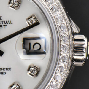 DateJust 28MM Ladies WF Diamond MOP Dial Diamond Marker Jubilee Bracelet A2236 - Image 7