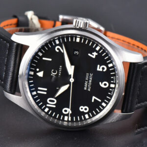 Mark XVIII IWC327009 V7F 40MM Black Dial Black Leather Strap V7F A2892 - Image 14