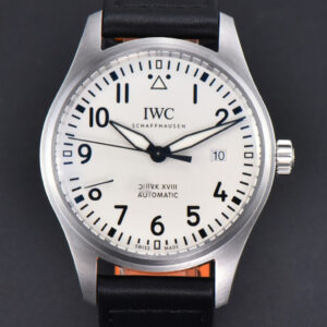 Mark XVIII IWC327012 V7F 40MM White Dial Black Leather Strap V7F A2892