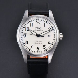 Mark XVIII IWC327012 V7F 40MM White Dial Black Leather Strap V7F A2892 - Image 20