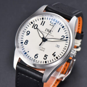 Mark XVIII IWC327012 V7F 40MM White Dial Black Leather Strap V7F A2892 - Image 21