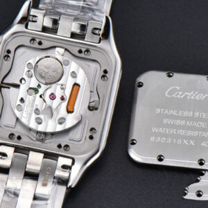 Panthère Secrete Ladies 27mm SS BVF Diamond Bezel White Dial SS Bracelet Ronda Quartz - Image 14