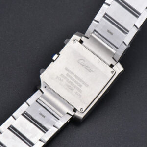Tank Francaise Medium Diamond 32mmx 27mm 8848F SS Bracelet Quartz - Image 2