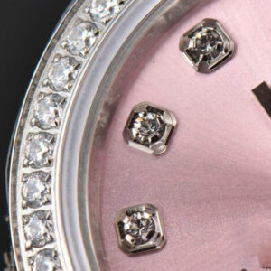 DateJust 28MM Ladies WF Diamond Pink Dial Diamond Marker Jubilee Bracelet A2236 - Image 5