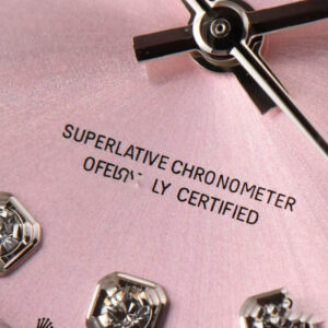 DateJust 28MM Ladies WF Diamond Pink Dial Diamond Marker Jubilee Bracelet A2236 - Image 6