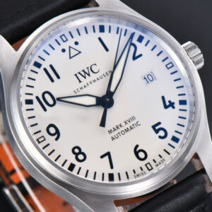 Mark XVIII IWC327012 V7F 40MM White Dial Black Leather Strap V7F A2892 - Image 29