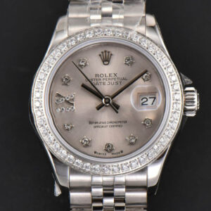 DateJust 28MM Ladies WF Diamond Silver Dial Diamond Marker Jubilee Bracelet A2236