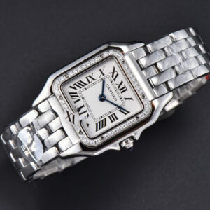 Panthère Secrete Ladies 27mm SS BVF Diamond Bezel White Dial SS Bracelet Ronda Quartz - Image 19