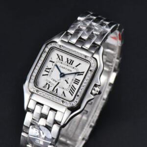 Panthère Secrete Ladies 27mm SS BVF Diamond Bezel White Dial SS Bracelet Ronda Quartz - Image 20