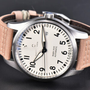 Mark XVIII IWC327017 V7F 40MM White Dial Beige Leather Strap V7F A2892 - Image 22