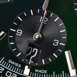 Navitimer B01 43mm BLSF Green Dial Black Leather Strap A7750 - Image 16