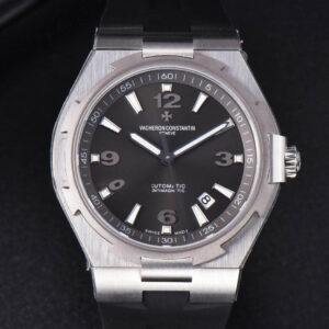 Overseas 47040 MKF 42MM Gray Dial Rubber Strap 9015