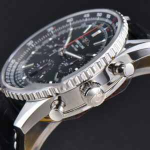 Navitimer B01 43mm BLSF Green Dial Black Leather Strap A7750 - Image 19
