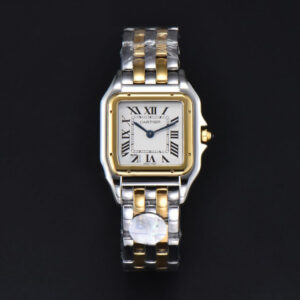 Panthère Secrete Ladies 27mm SS/YG BVF White Dial on SS/YG Bracelet Ronda Quartz - Image 3