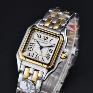 Panthère Secrete Ladies 27mm SS/YG BVF White Dial on SS/YG Bracelet Ronda Quartz - Image 5