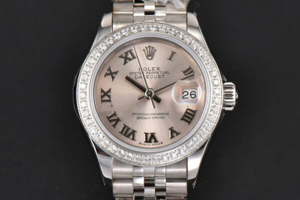 DateJust 28MM Ladies WF Diamond Silver Dial Roma Marker Jubilee Bracelet A2236