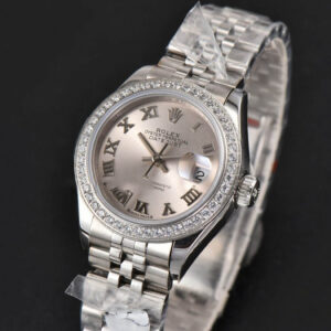 DateJust 28MM Ladies WF Diamond Silver Dial Roma Marker Jubilee Bracelet A2236 - Image 3