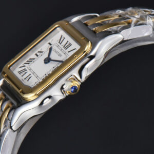 Panthère Secrete Ladies 27mm SS/YG BVF White Dial on SS/YG Bracelet Ronda Quartz - Image 10