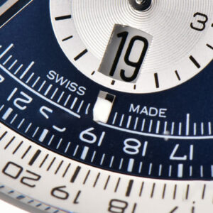 Navitimer B01 43mm BLSF Blue Dial White Subdial Black Leather Strap A7750 - Image 18