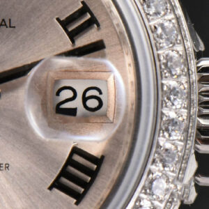 DateJust 28MM Ladies WF Diamond Silver Dial Roma Marker Jubilee Bracelet A2236 - Image 8