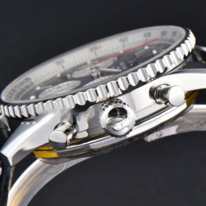 Navitimer B01 43mm BLSF Blue Dial White Subdial Black Leather Strap A7750 - Image 20