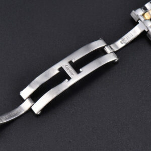 Panthère Secrete Ladies 27mm SS/YG BVF White Dial on SS/YG Bracelet Ronda Quartz - Image 16