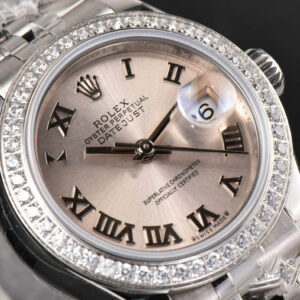 DateJust 28MM Ladies WF Diamond Silver Dial Roma Marker Jubilee Bracelet A2236 - Image 11