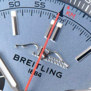 Navitimer B01 43mm BLSF Ice Blue Dial Black Subdial Black Leather Strap A7750 - Image 18