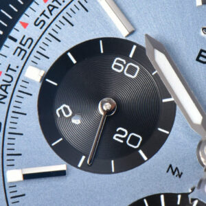 Navitimer B01 43mm BLSF Ice Blue Dial Black Subdial Black Leather Strap A7750 - Image 19