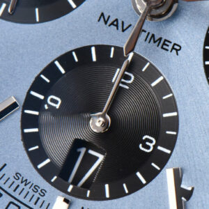 Navitimer B01 43mm BLSF Ice Blue Dial Black Subdial Black Leather Strap A7750 - Image 21