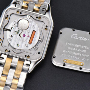 Panthère Secrete Ladies 27mm SS/YG BVF White Dial on SS/YG Bracelet Ronda Quartz - Image 23