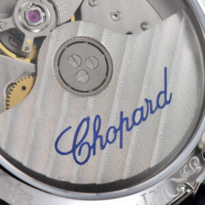 Happy Sport Automatic RG/SS 33mm HWF White Dial Rose Red Leather Starp A2892 - Image 5