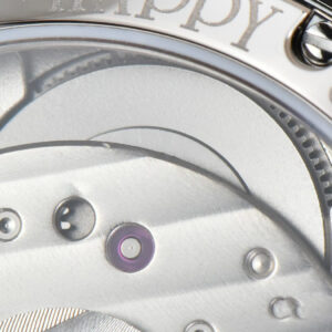 Happy Sport Automatic RG/SS 33mm HWF White Dial Grape Leather Starp A2892 - Image 5