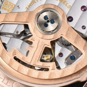 Master Ultra Thin Moonphase 1362520 APSF 39MM RG White Dial Brown Leather Strap SA925 - Image 2