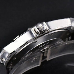 Overseas 47040 MKF 42MM White Textured Dial Rubber Strap 9015 - Image 6