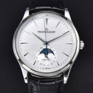 Master Ultra Thin Moonphase 1368430 APSF 39MM White Dial Leather Strap SA925
