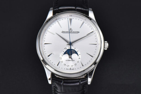 Master Ultra Thin Moonphase 1368430 APSF 39MM White Dial Leather Strap SA925