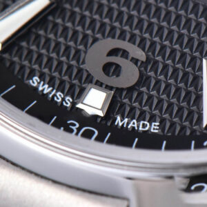 Overseas 47040 MKF 42MM Black Textured Dial Rubber Strap 9015 - Image 7