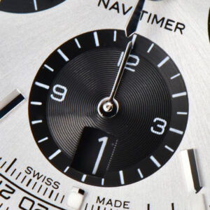 Navitimer B01 43mm BLSF Silver Dial Black Subdial Black Leather Strap A7750 - Image 21
