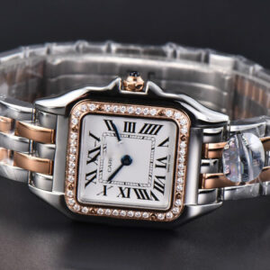 Panthère Secrete Ladies 27mm SS/RG BVF White Dial Diamond Bezel SS/RG Bracelet Ronda Quartz - Image 12
