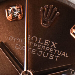 DateJust 28MM Ladies WF RG/SS Brown Dial Diamond Marker Jubilee Bracelet A2236 - Image 5