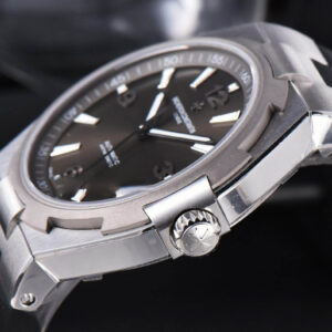 Overseas 47040 MKF 42MM Gray Dial Rubber Strap 9015 - Image 13