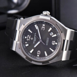 Overseas 47040 MKF 42MM Gray Dial Rubber Strap 9015 - Image 15