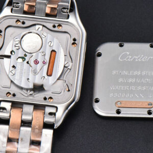Panthère Secrete Ladies 27mm SS/RG BVF White Dial Diamond Bezel SS/RG Bracelet Ronda Quartz - Image 23