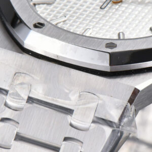 Royal Oak 15500 APSF 41MM White Textured Dial SS Bracelet A4302 - Image 9