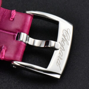 Happy Sport Automatic RG/SS 33mm HWF White Dial Rose Red Leather Starp A2892 - Image 20