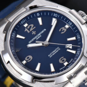 Overseas 47040 MKF 42MM Blue Dial Rubber Strap 9015 - Image 3