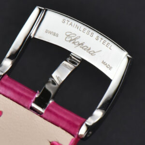 Happy Sport Automatic RG/SS 33mm HWF White Dial Rose Red Leather Starp A2892 - Image 21