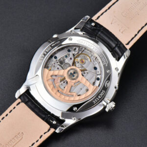 Master Ultra Thin Moonphase 1368420 APSF 39MM Black Dial Leather Strap SA925 - Image 2